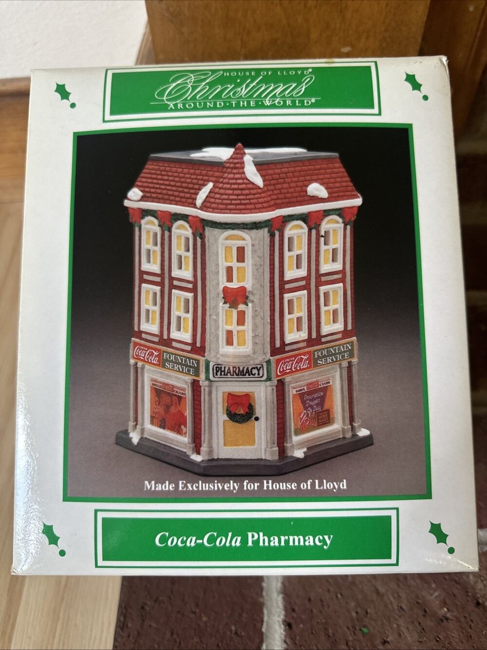 House Of Lloyd Lighted Coca-Cola Pharmacy Store